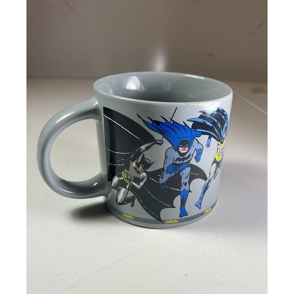 DC Comics 2015 BATMAN THROUGH THE YEARS Coffee Tea Mug Philosophers Guild Gift - Picture 6 of 10